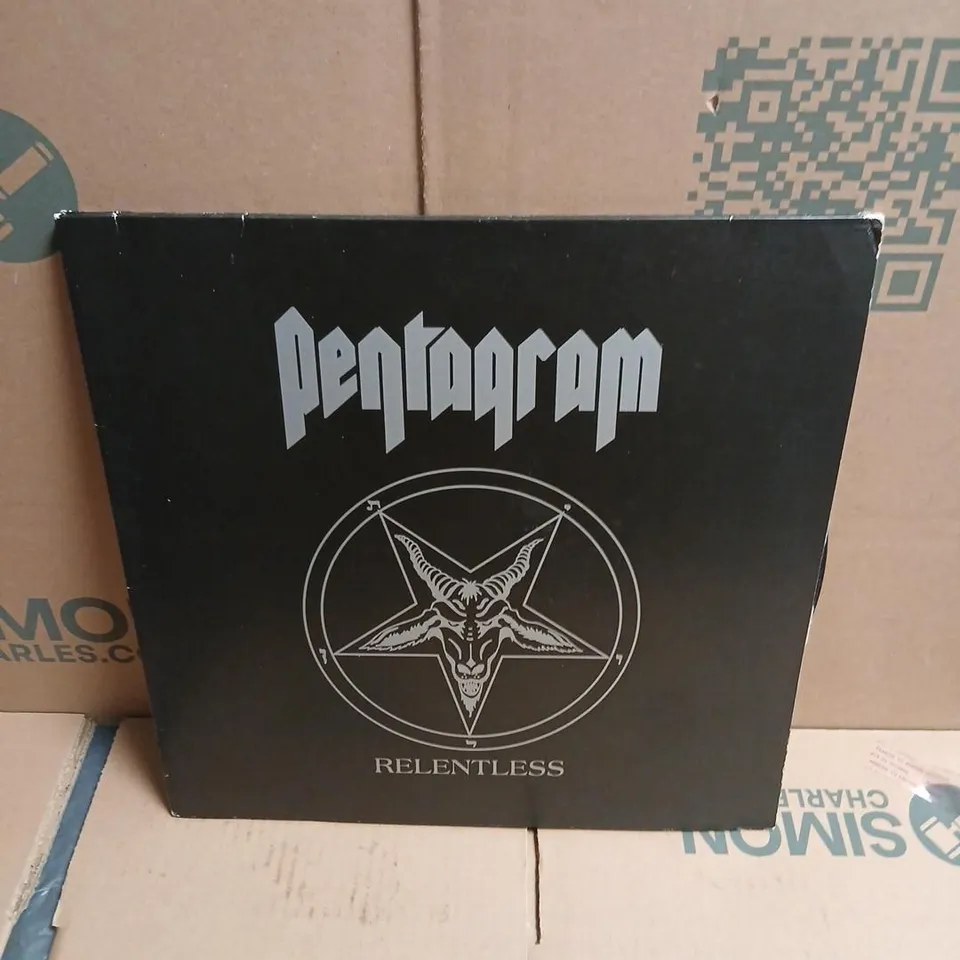 LOT OF APPROXIMATELY 10 VINYL LPS – ROCK/METAL COMPILATION FEATURING THE FIRM, SOUNDGARDEN, DEATH AND PENTAGRAM