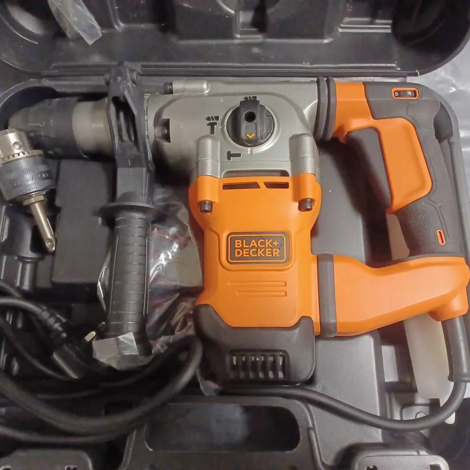 BLACK & DECKER 1250W SDS-PLUS HAMMER DRILL