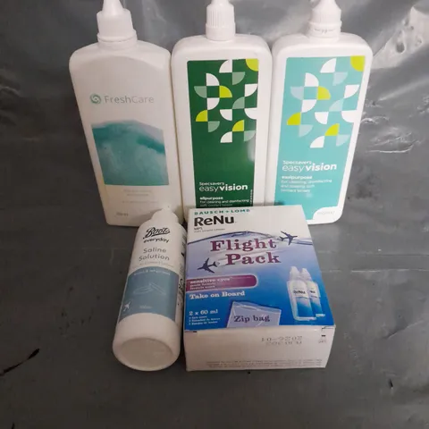 APPROXIMATELY 20 ASSORTED CONTACT LENS SOLUTIONS - COLLECTION ONLY