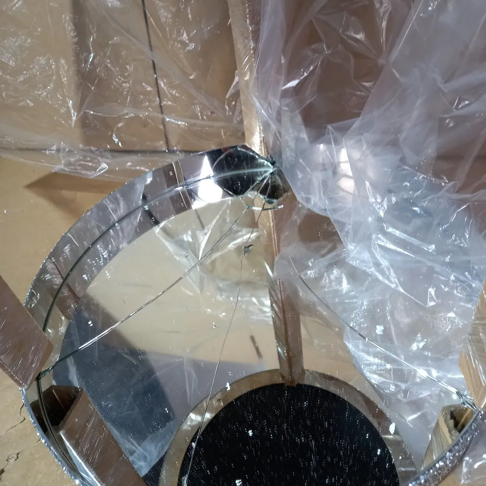 JULIEN MACDONALD ROUND CRYSTAL BAR CART