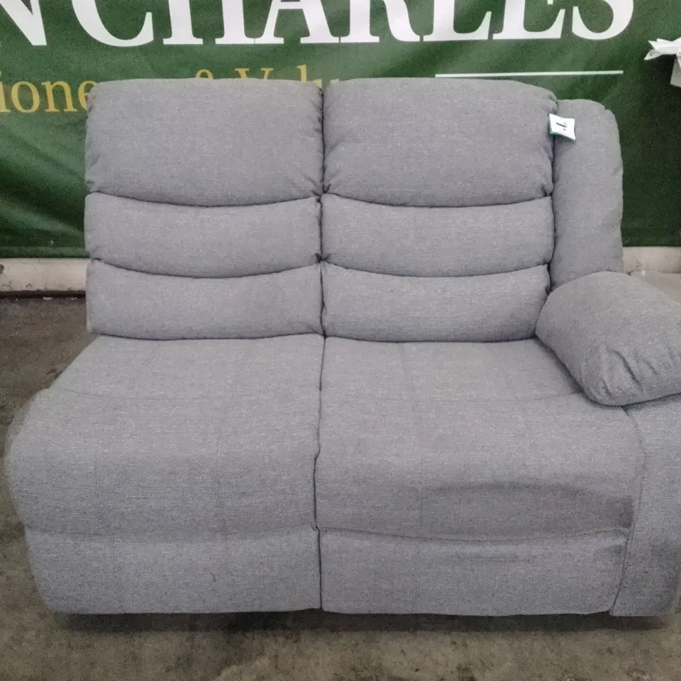 QUALITY DESIGNER LHF SOFA SECTION - GREY FABRIC 