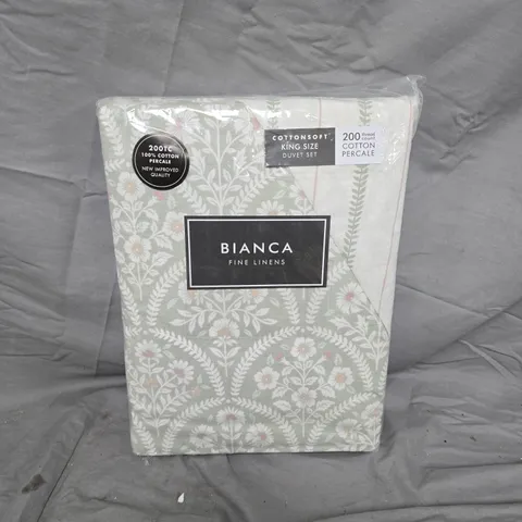 BIANCA FINE LINENS COTTONSOFT KING SIZE DUVET SET