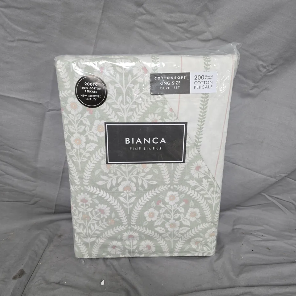 BIANCA FINE LINENS COTTONSOFT KING SIZE DUVET SET