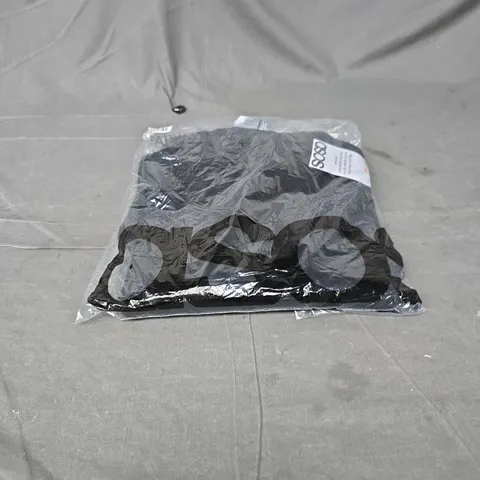 ASOS DESIGN SUPERSOFT WIDE SLEEVE MINI DRESS – UK 4 – BLACK. BAGGED