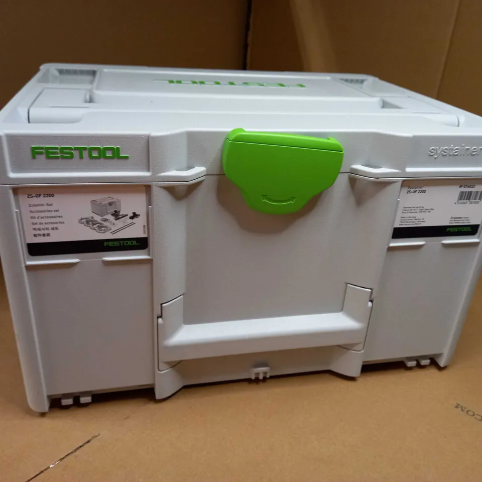 BOXED FESTOOL ZS-OF 2200 ACCESSORIES SET