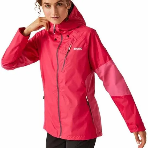 REGATTA HIGHTON STRETCH V JACKET PINK POTION FLAMINGO PINK SIZE 10