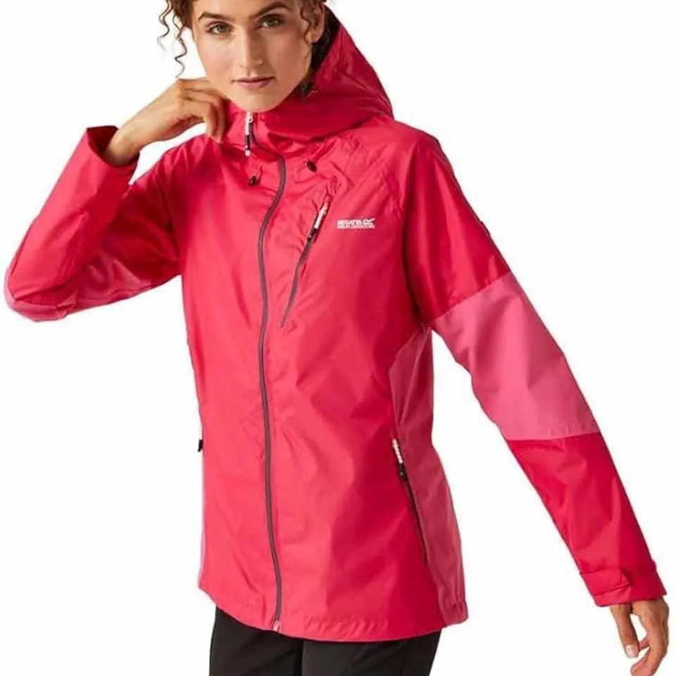 REGATTA HIGHTON STRETCH V JACKET PINK POTION FLAMINGO PINK SIZE 10