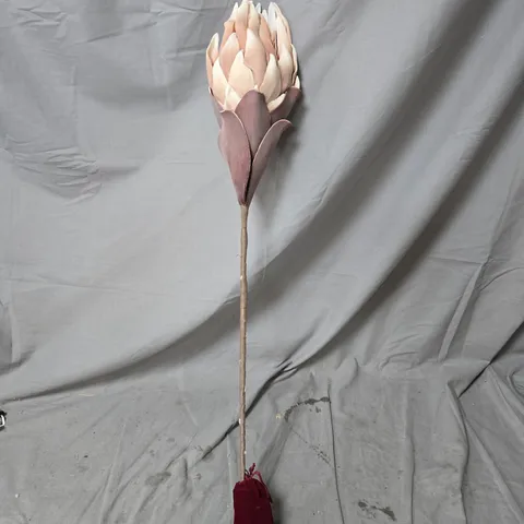 ALISON AT HOME SET OF 3 PROTEA PRE-LIT FAUX FLORAL STEMS