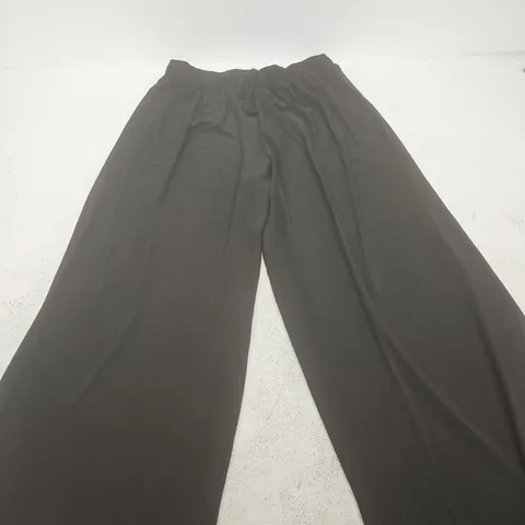 SALOOS BLACK WIDE-LEG TROUSERS, UK 18 (EU 44, US XL)