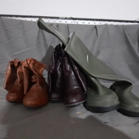 APPROXIMATELY 10 PAIRS OF ASSORTED WOMEN SHOES IN VARIOUS STYLES AND SIZES