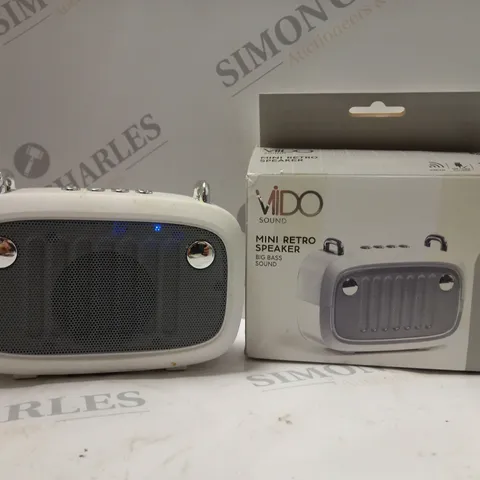 BOXED VIDO SOUND MINI RETRO SPEAKER BIG BASS SOUND