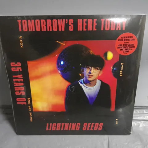 SEALED TOMORROWS HERE TODAY LIGHTNING SEEDS VINYL