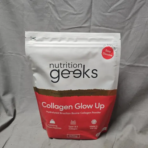 NUTRITION GEEKS COLLAGEN GLOW UP (420G) - UNFLAVOURED