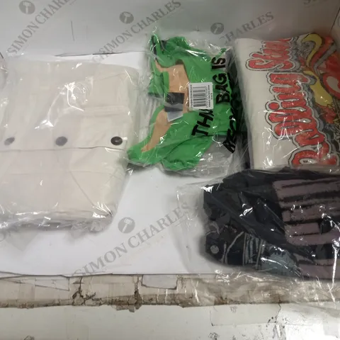 BOX OF 6 BRAND NEW COTTON:ON CLOTHES TO INCLUDE TSHIRTS, BIKINI AND BUTON UP SHIRT