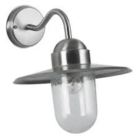 BOXED PACIFIC LIFESTYLE STEEL FISHERMAN OUTDOOR WALL LIGHT