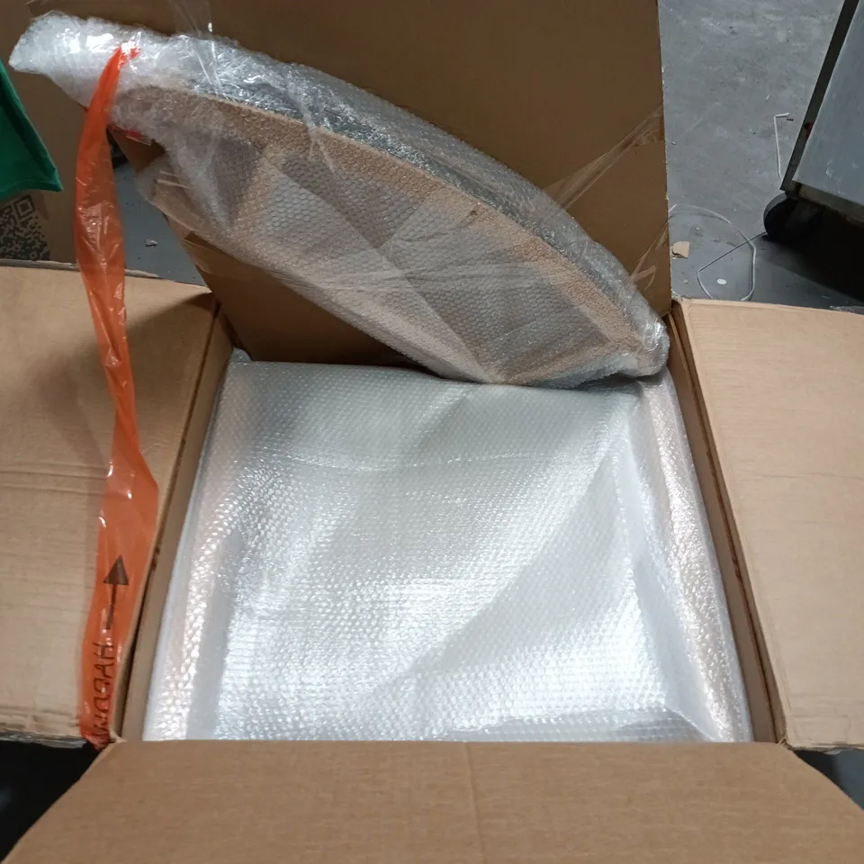 BOXED ADENA ROCKING CHAIR IN BEIGE - 1 BOX