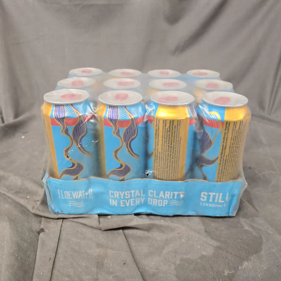 12 PACK OF FLOEWATER STILL (12X500ML)
