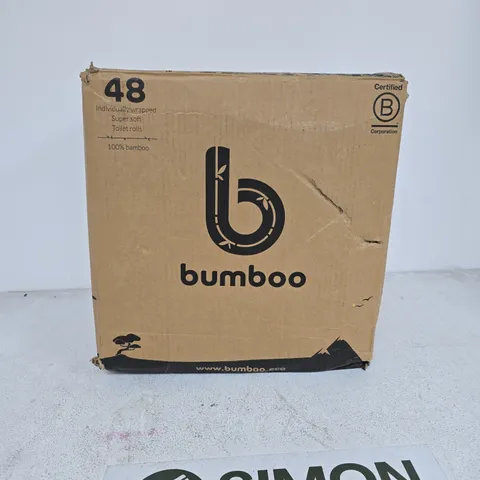 BOXED BUMBOO 48-ROLLS OF BAMBOO TOILET TISSUE