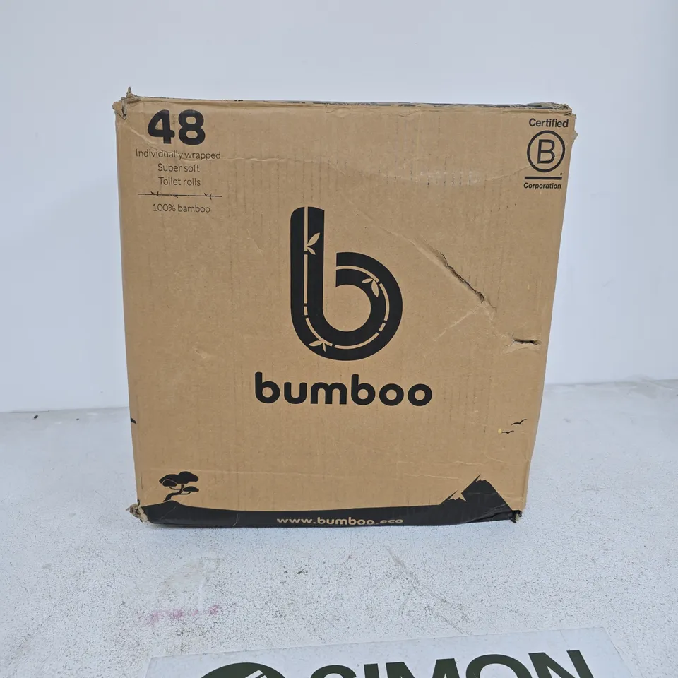 BOXED BUMBOO 48-ROLLS OF BAMBOO TOILET TISSUE