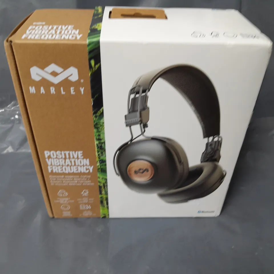 MARLEY POSITIVE VIBRATION FREUQUENCY HEADPHONES IN BLACK