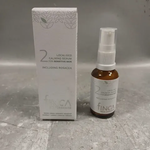 BOXED FINCA SKIN ORGANICS CALMIN SERUM 2 SOR SENSITIVE SKIN 30ML