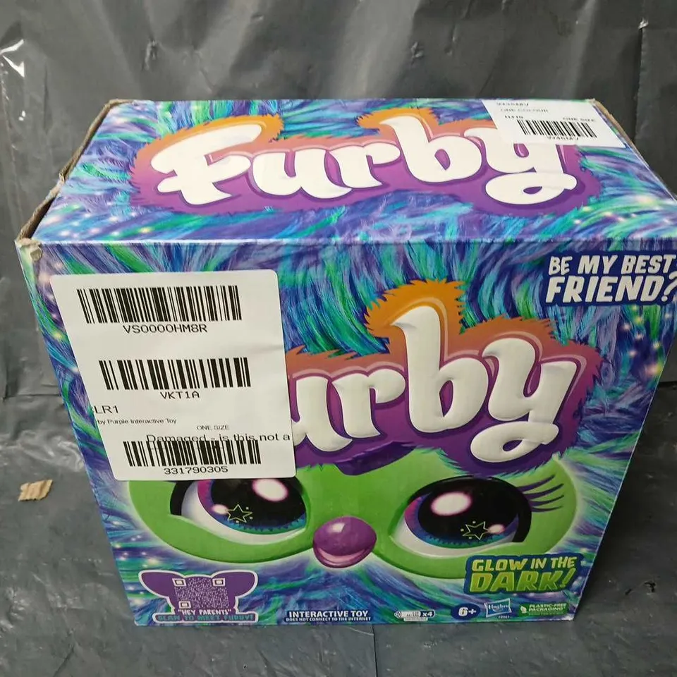 BOXED FURBY PURPLE INTERACTIVE TOY 