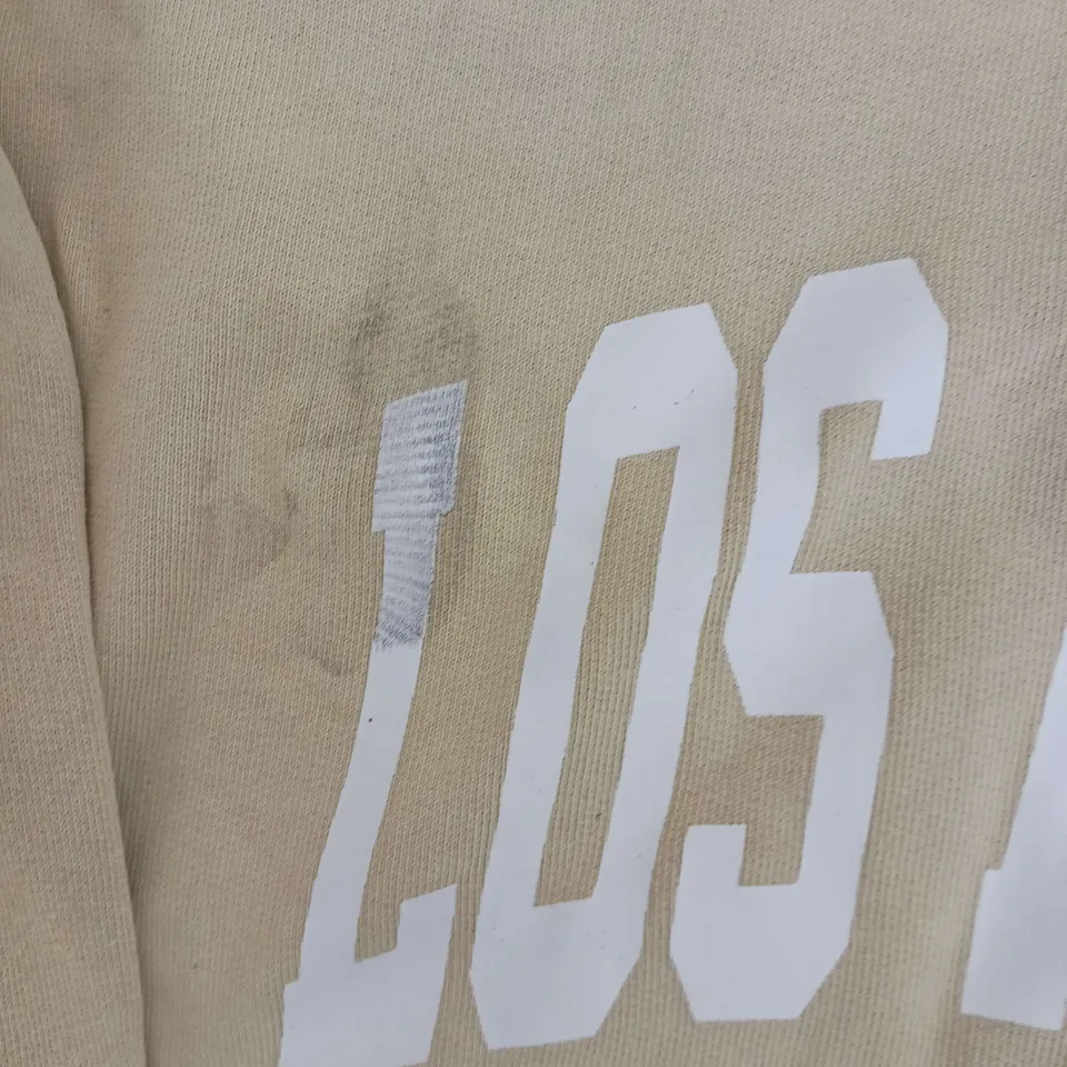 ANINE BING SWEAT SHIRT YELLOW SIZE 14 L