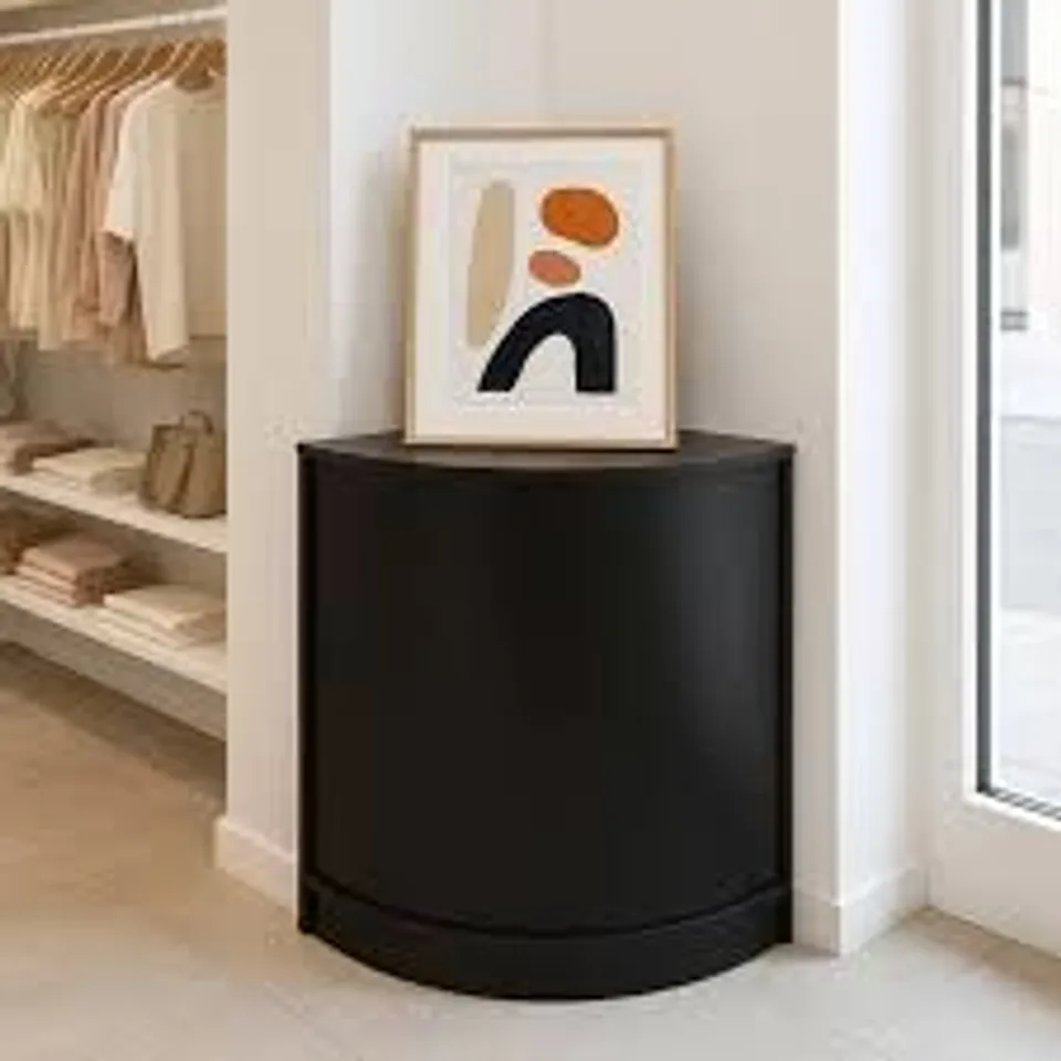 BOXED RETAIL SHOP CORNER COUNTER CM60 - BLACK