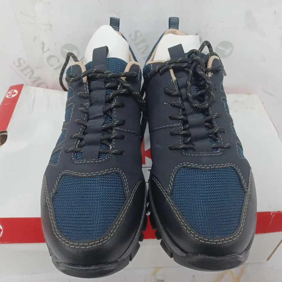 RIEKER WALKING SHOES NAVY - SIZE 40