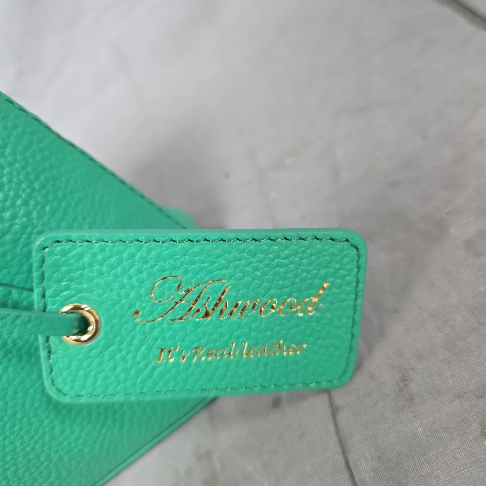 ASHWOOD GREEN LEATHER CROSSBODY BAG – IT'S REAL LEATHER
