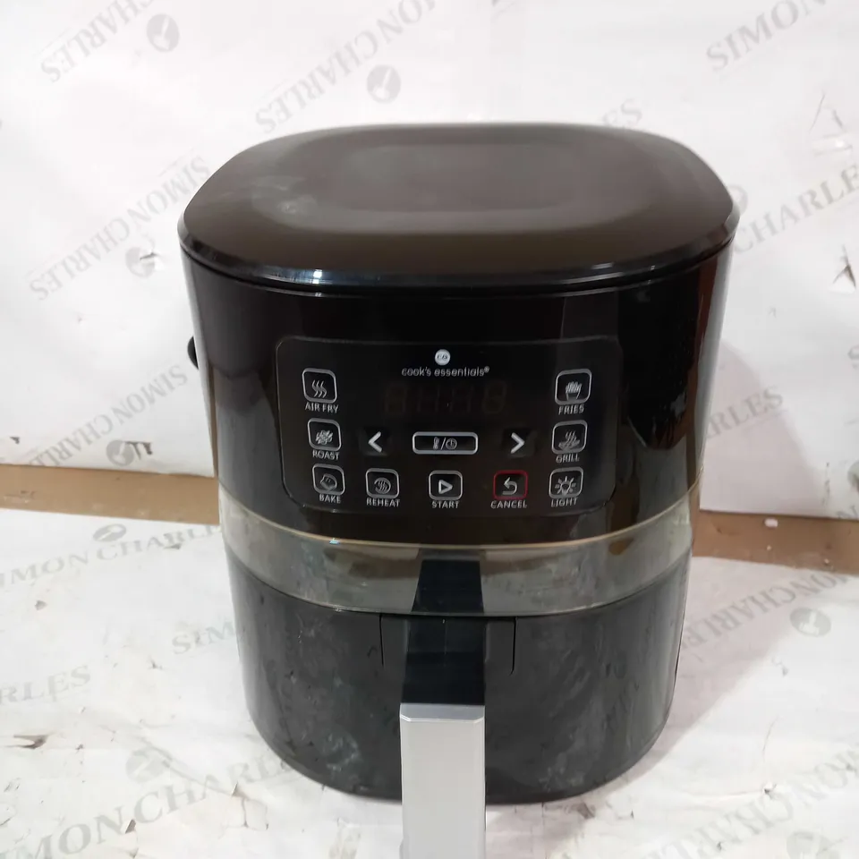 COOK'S ESSENTIALS 4.0L AIR FRYER - BLACK