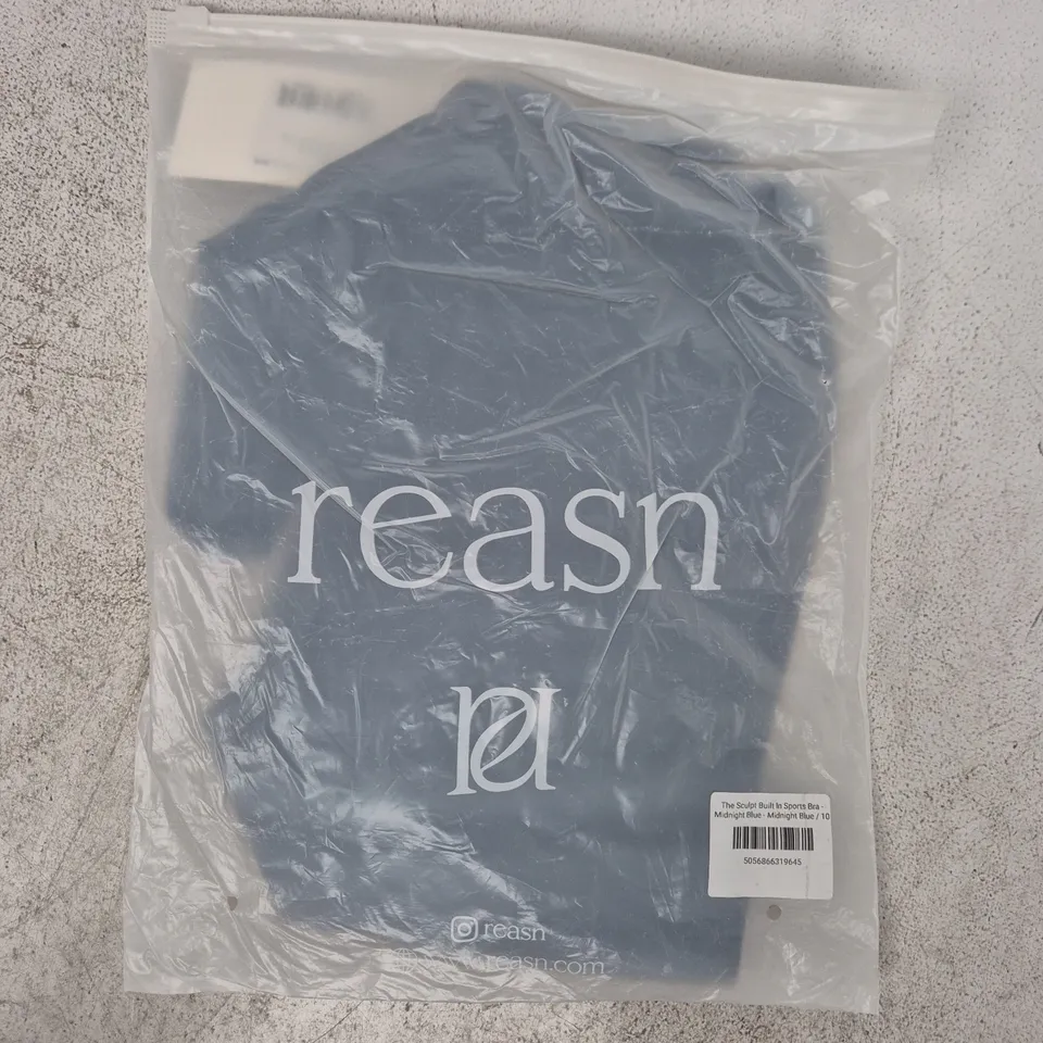 BAGGED REASN THE SCULPT BUILT IN SPORTS BRA IN MIDNIGHT BLUE SIZE 10