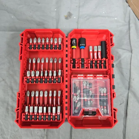 Milwaukee Shockwave Impact Duty Drill Bit Set in Red Case