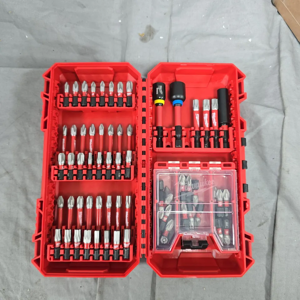 Milwaukee Shockwave Impact Duty Drill Bit Set in Red Case