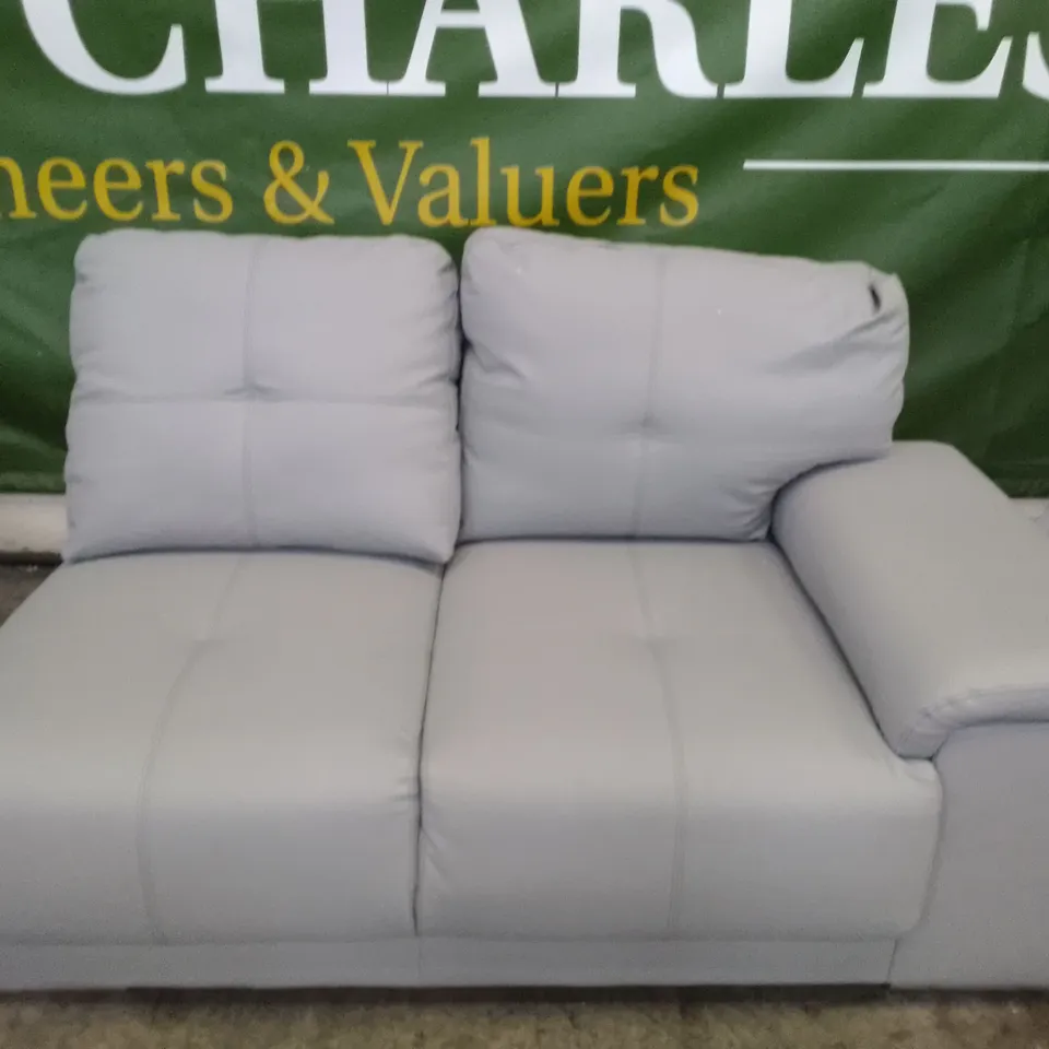 QUALITY DESIGNER KANSAS LIGHT GREY CORNER RHF SECTION 