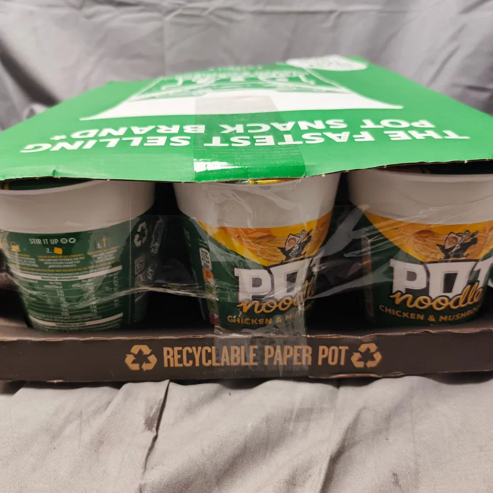 POT NOODLE CHICKEN & MUSHROOM FLAVOUR – 12 X 90G (BULK PACK)