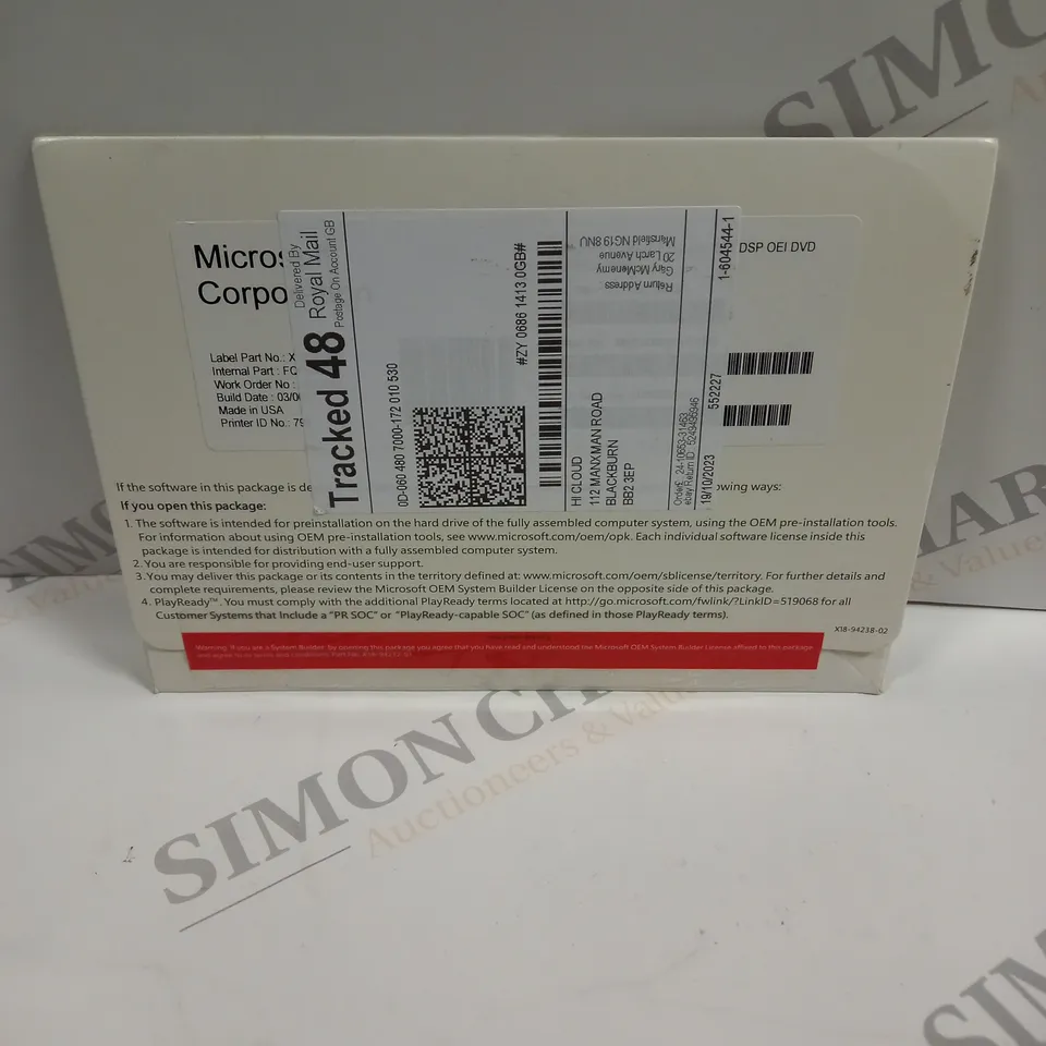 MICROSOFT WINDOWS PRO 10 64BIT DVD VERSION SOFTWARE