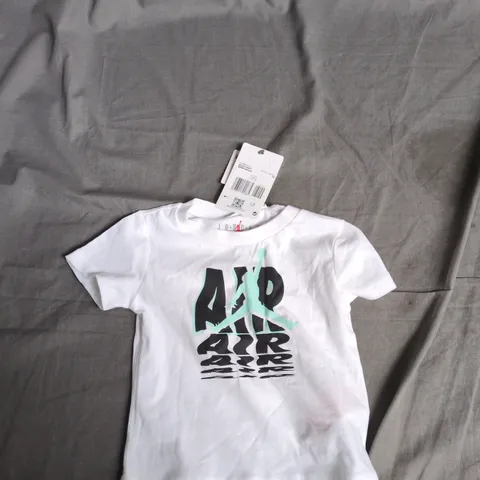 JORDAN BOYS INFANT T-SHIRT, WHITE, 18-24 MONTHS (18M) – MADE IN VIETNAM