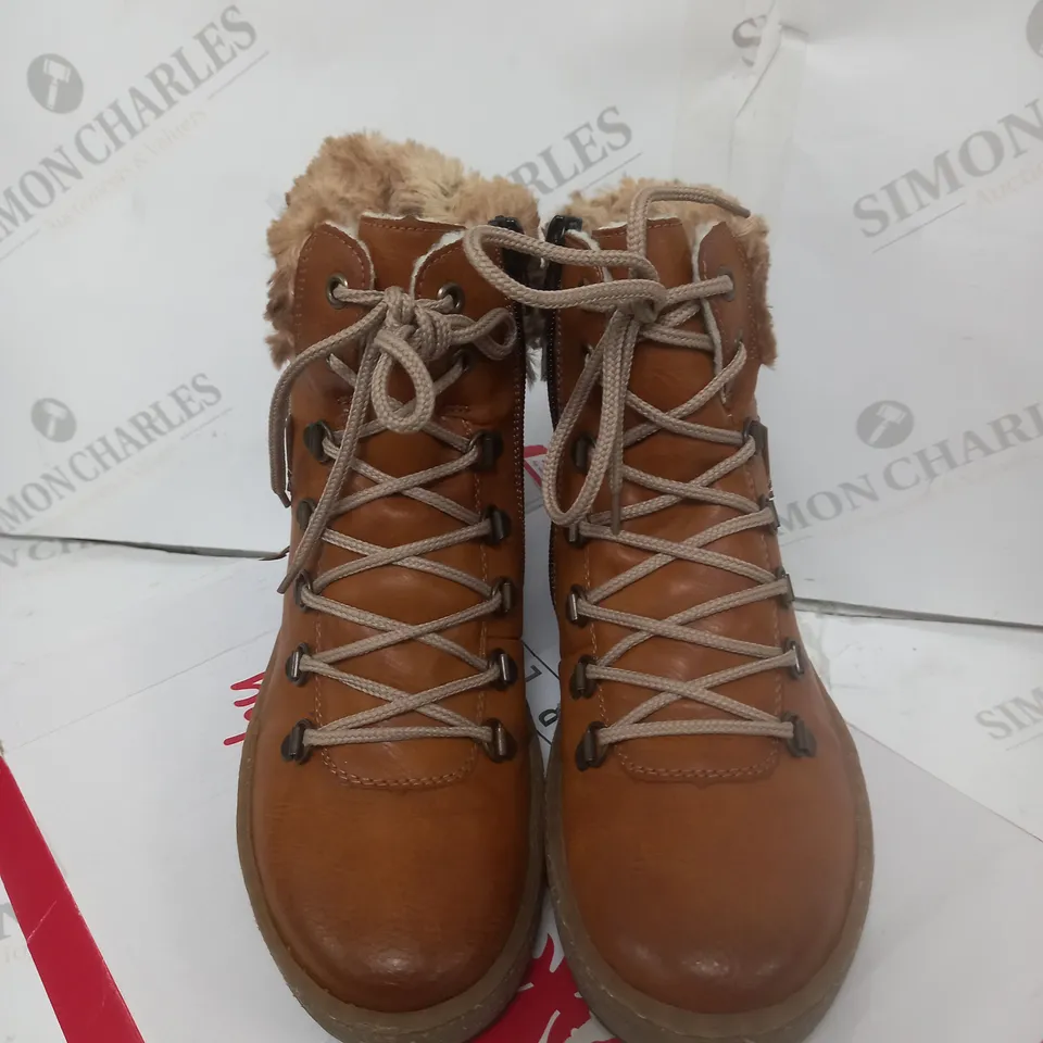 BOXED RIEKER ANTISTRESS HIGH TOP WALKING BOOTS CUFFED SIZE 5