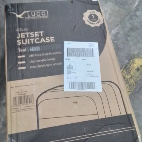 BOXED LUGG JETSET SUITCASE TEAL