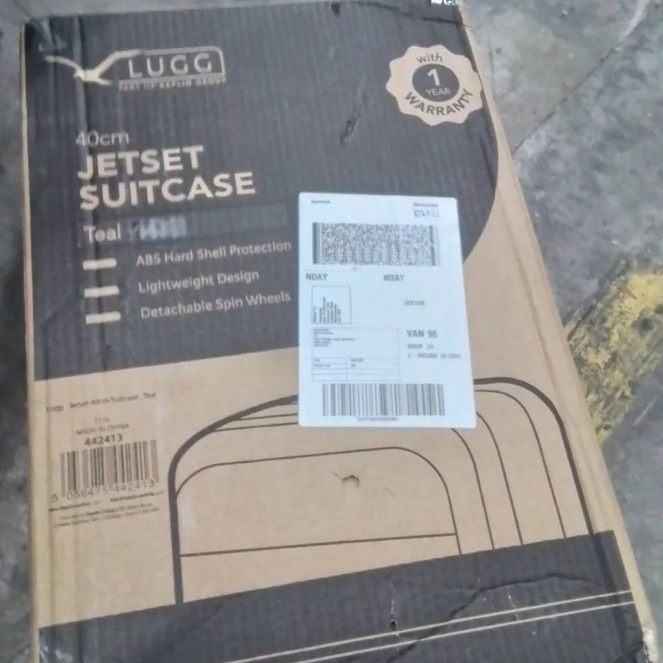 BOXED LUGG JETSET SUITCASE TEAL
