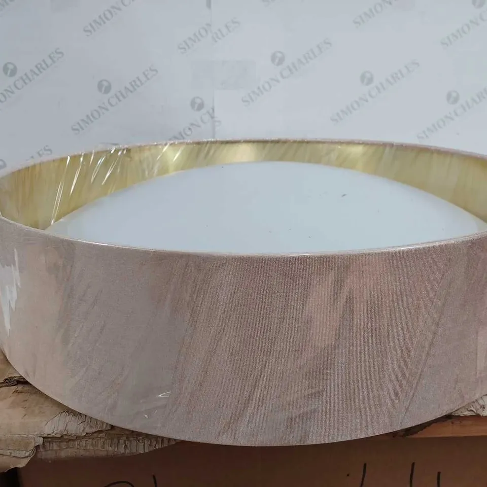 DAR 3 LIGHT FLUSH VELVET SHADE 60CM