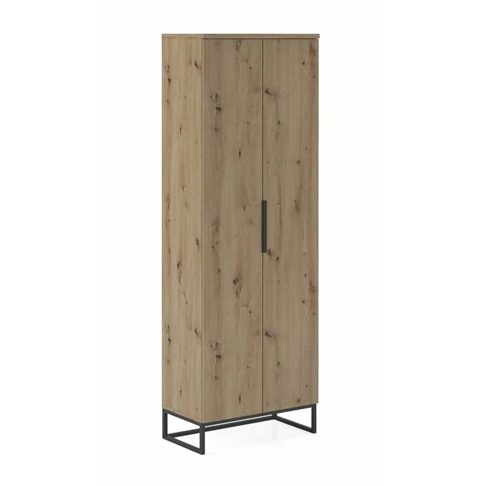 BOXED DAHMEN 2 DOOR WARDROBE  (2 BOXES)