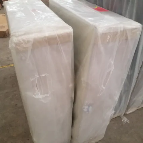 BAGGED BEDMASTER 4FT6 DOUBLE UNIVERSAL DIVAN BASE - 2 DRAWER - CHATEAU GREY (2 PARTS)
