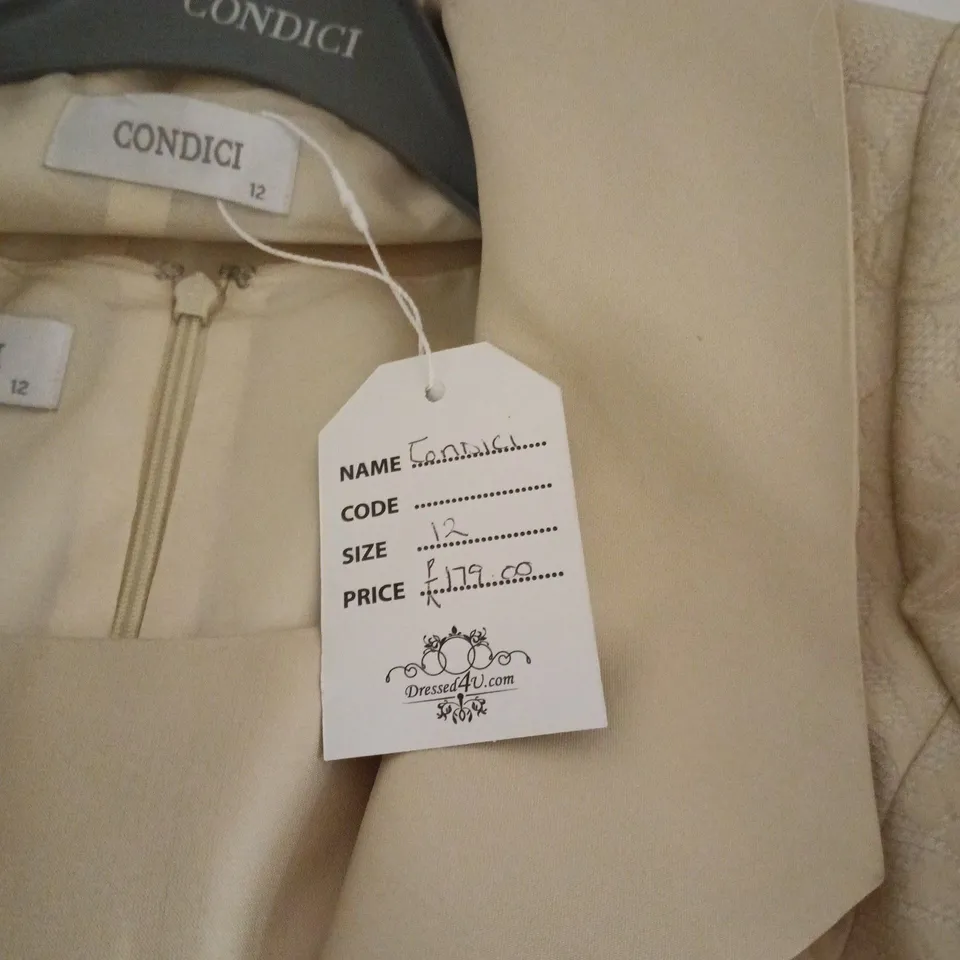 CONDICI SIZE 12 DRESS AND JACKET TAGGED