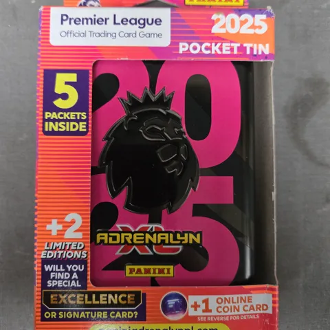 PANINI PREMIER LEAGUE TRADING CARD GAME 2025 POCKET TIN