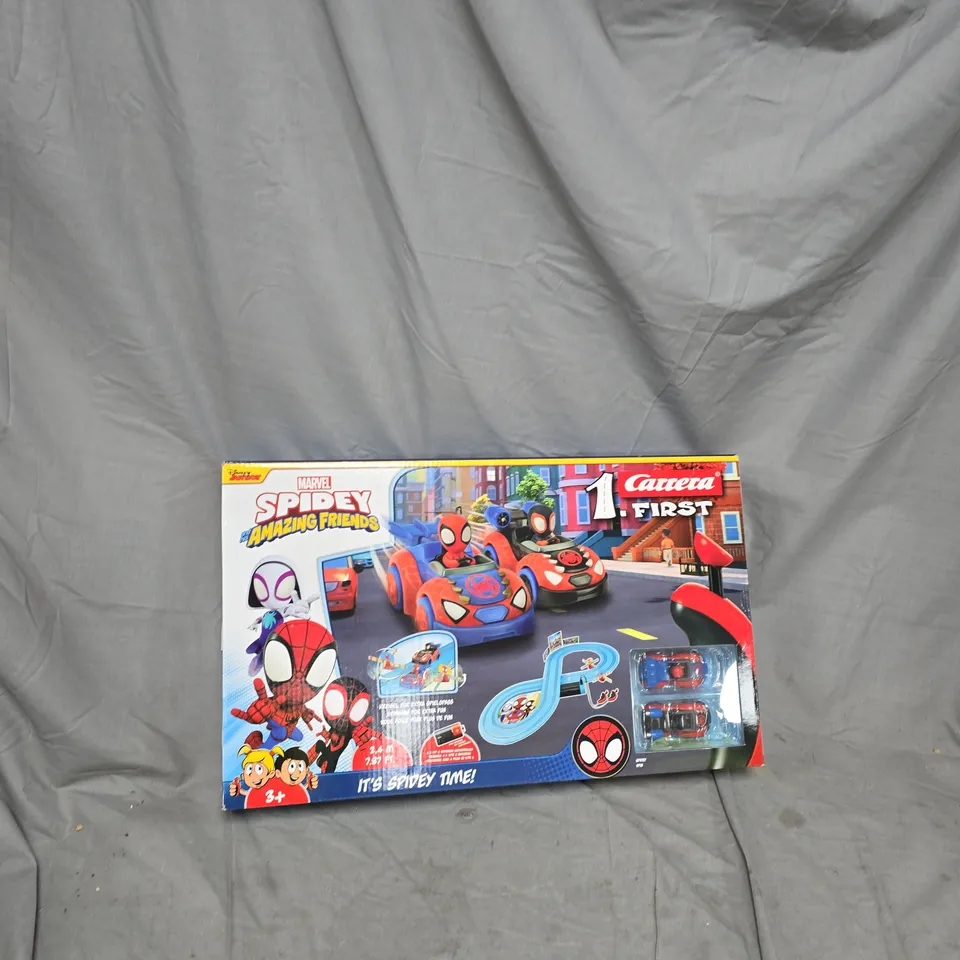 CARRERA FIRST SPIDER-MAN AMAZING FRIENDS RACING SET – BOXED