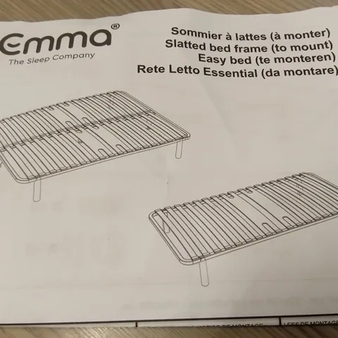 BRAND NEW BOXED EMMA SLATTED BED FRAME - 150 x 200 KING SIZE (1 BOX)
