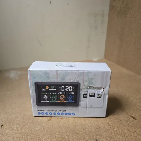 WIRELESS WEATHER STATION WITH REMOTE SENSORS – BOXED 