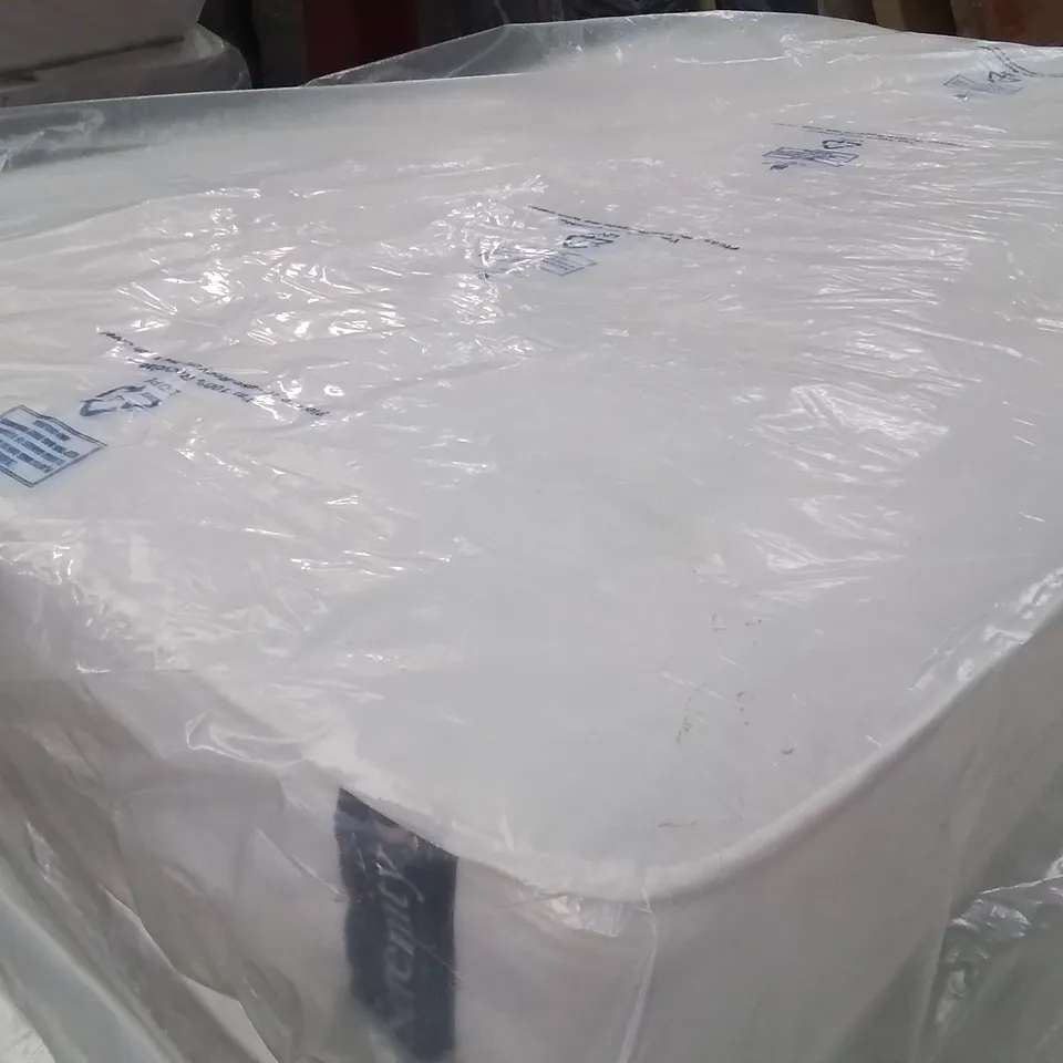 QUALITY BAGGED SERENITY COMFORT COIL SPRING AND ECO-FOAM HYBRID 120CM SMALL DOUBLE MATTRESS